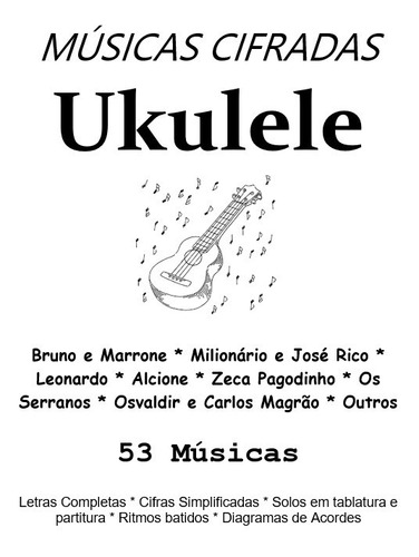 Caderno De Cifras Diversas Para Ukulele